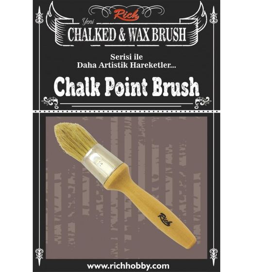 803 CHALK POİNT BRUSH (ÇATLATMA-ESKİTME FIRÇASI)